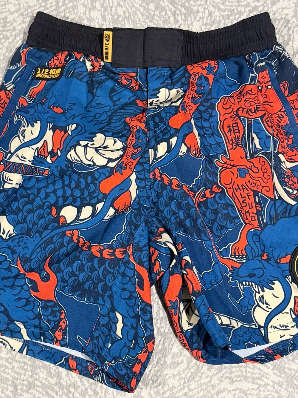 Half Sumo Collective Grappling Fight Shorts Blue Dragon Medium